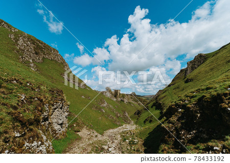 Cave Dale, Limestone Valley, Peak District National Park, Derbyshire, England, UK 78433192