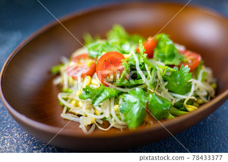 Bean sprout and coriander salad Bean sprout and coriander salad 78433377