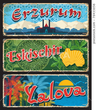 Erzurum, Eskisehir and Yalova Turkish il provinces Erzurum, Eskisehir and Yalova Turkish il provinces 78433856