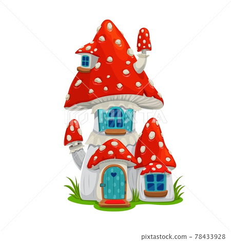 Mushroom fairy house dwelling of elf or gnome Mushroom fairy house dwelling of elf or gnome 78433928