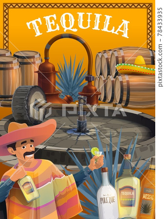Tequila and other agave drink production process Tequila and other agave drink production process 78433935