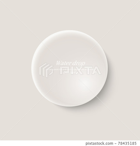 Transparent water droplets Transparent water droplets 78435185