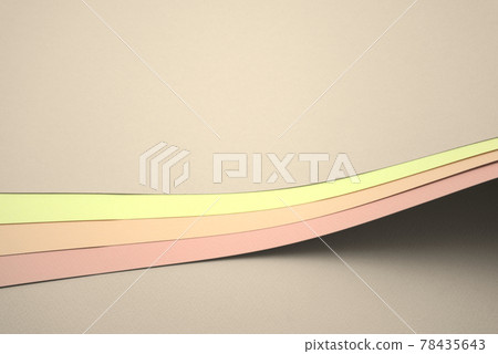 Neutral pastel, earth tone, gray curved colored blank papers texture abstract background. Neutral pastel, earth tone, gray curved colored blank papers texture abstract background. 78435643