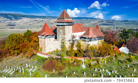 Viscri village in Transylvania - Romania 78435661