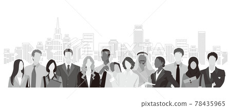 活躍於世界的商人和女企業家 活躍於世界的商人和女企業家 78435965