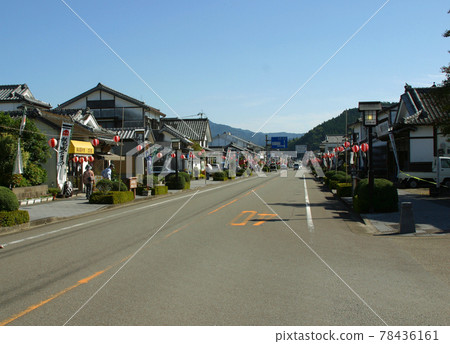 帶城祭的街景 帶城祭的街景 78436161