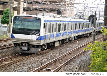 常磐線:Super Hitachi 運行、快速列車和普通列車。我什至拍了一張風壓的照片。 常磐線:Super Hitachi 運行、快速列車和普通列車。我什至拍了一張風壓的照片。 78436332