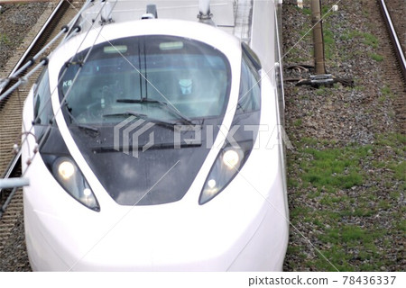 常磐線：Super Hitachi 運行、快速列車和普通列車。我什至拍了一張風壓的照片。 78436337