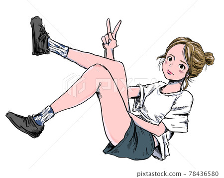 一個扮演一塊的女人 78436580