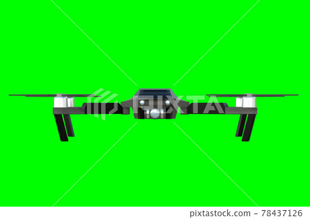 Drone CG Black Original Design_A001 Front View Greenback Drone CG Black Original Design_A001 Front View Greenback 78437126
