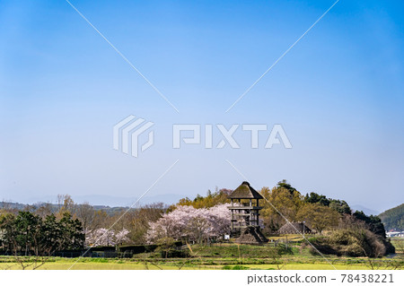 鳥取縣米子市春白屋古山公園遠景 鳥取縣米子市春白屋古山公園遠景 78438221