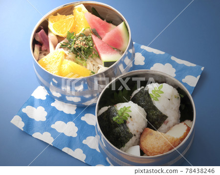 夏日清爽素面飯糰飯盒 78438246