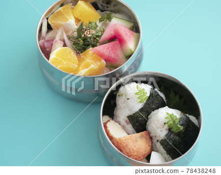 夏日清爽素面飯糰飯盒 78438248