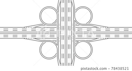Background material "High Way JCT" Background material "High Way JCT" 78438521