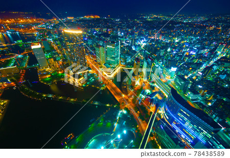 Yokohama 1 million dollar night view May 2021 Yokohama 1 million dollar night view May 2021 78438589