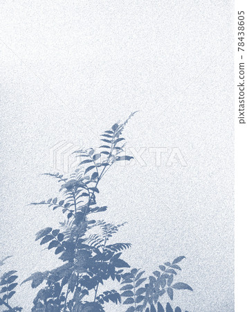 背景材料植物剪影水彩風格 78438605