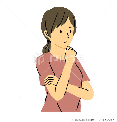 thinking woman 78439057
