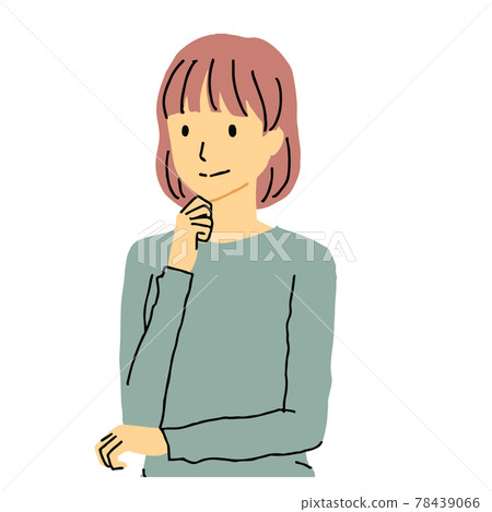 一個女人帶著微笑 78439066