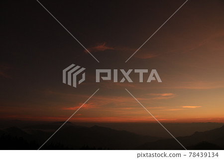 Evening view from Mt. Yokote of Shibutoge 78439134