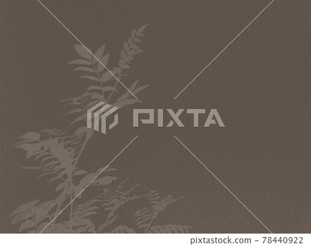 背景材料植物剪影水彩風格 78440922