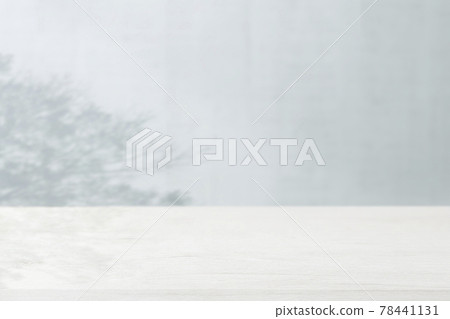 內飾採用自然內飾。什麼都沒有的白桌背景紋理 78441131