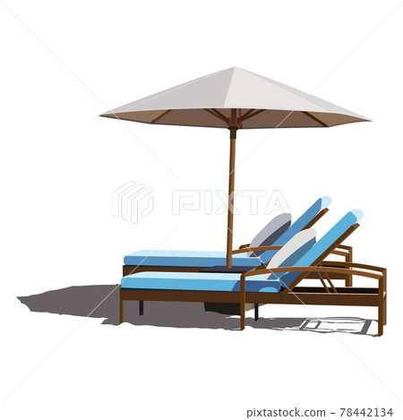 sun lounger clip on umbrella