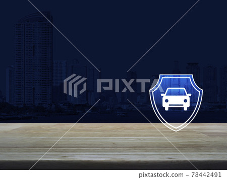 Business automobile insurance concept 78442491