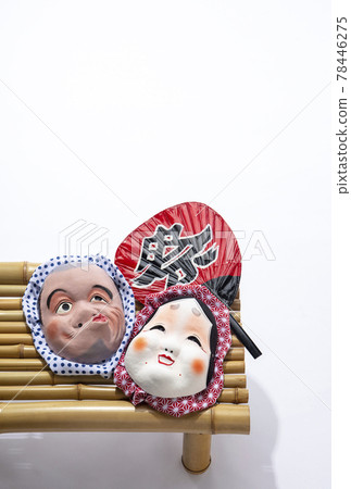 Summer festival stalls Japanese summer image 78446275