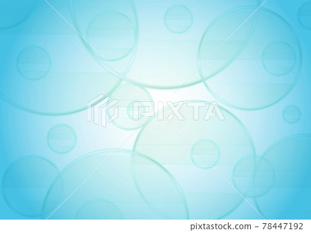 Light blue abstract background with transparent circles no.06 78447192