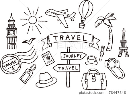 Handwritten travel set 78447848