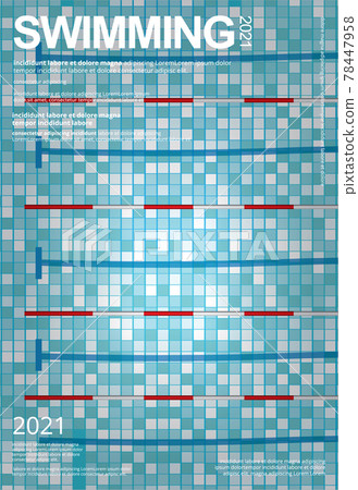 Swimming Sports Poster Design Template Vector Illustration Swimming Sports Poster Design Template Vector Illustration 78447958