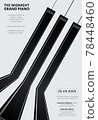 Music Grand Piano Poster Background Template 78448460