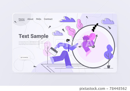 businesspeople hurry at work overworked business people deadline time management planning 78448562