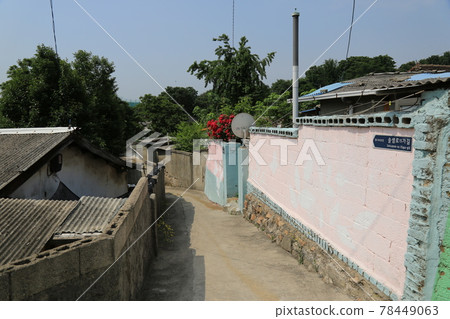 正陵谷,胡同,大門,花,城北區 正陵谷,胡同,大門,花,城北區 78449063