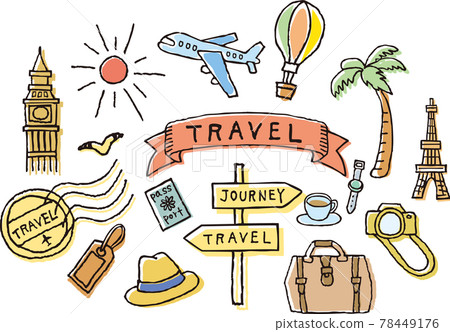 Handwritten travel image Handwritten travel image 78449176