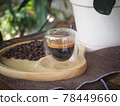 Cup of espresso on the table 78449660