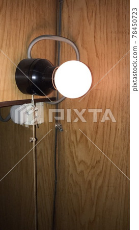 Light bulb in an old folk house Light bulb in an old folk house 78450723