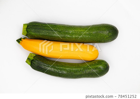 Courgette Isolated. Fresh Zucchini Vegetable Vegan Courgette Isolated. Fresh Zucchini Vegetable Vegan 78451252