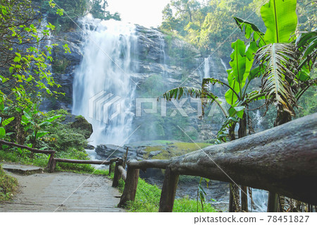Wachirathan Waterfall at Doi Inthanon National Park. Wachirathan Waterfall at Doi Inthanon National Park. 78451827