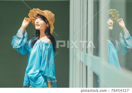 Resort image of young women 78454327