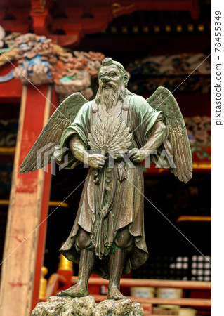 Bronze statue of a tengu Bronze statue of a tengu 78455349