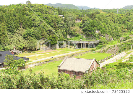[佐渡合川]佐渡礦山北澤地區設施（從高地） 78455533