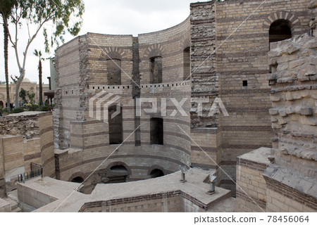 Fortress of Babylon in Old Cairo, Cairo, Egypt Fortress of Babylon in Old Cairo, Cairo, Egypt 78456064