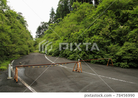 Abandoned road landscape Abandoned road landscape 78456990