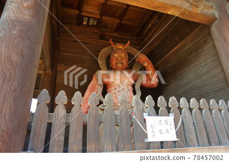 Menuma Seitenzan Niomon National Registered Tangible Cultural Property Waniguchi Nio Statue Kongorikishi Statue A-un 78457002