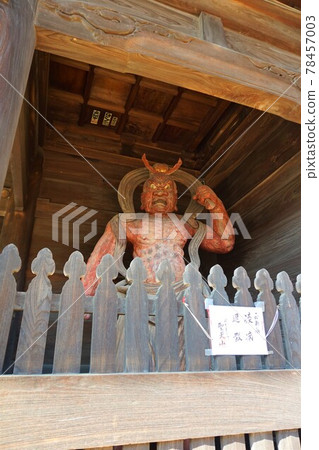Menuma Seitenzan Niomon National Registered Tangible Cultural Property Waniguchi Nio Statue Kongorikishi Statue A-un 78457003