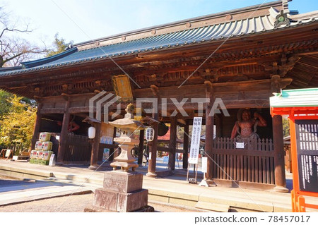 Menuma Seitenzan Niomon National Registered Tangible Cultural Property Waniguchi Nio Statue Kongorikishi Statue A-un Menuma Seitenzan Niomon National Registered Tangible Cultural Property Waniguchi Nio Statue Kongorikishi Statue A-un 78457017