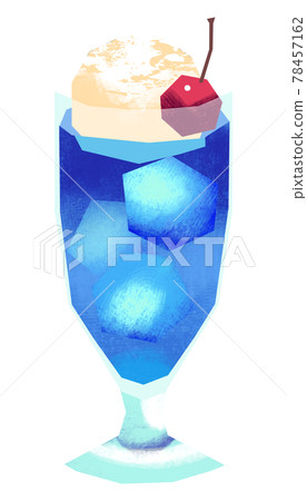 Paper-cutting soda float 78457162