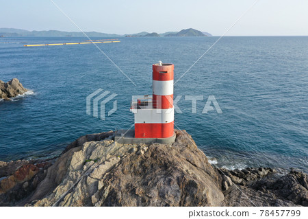 愛媛縣宇和島市野崎燈塔的風景 愛媛縣宇和島市野崎燈塔的風景 78457799