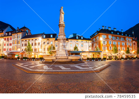 Waltherplatz main square in Bolzano 78459535
